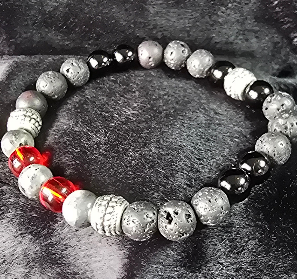 Scarlet and gray